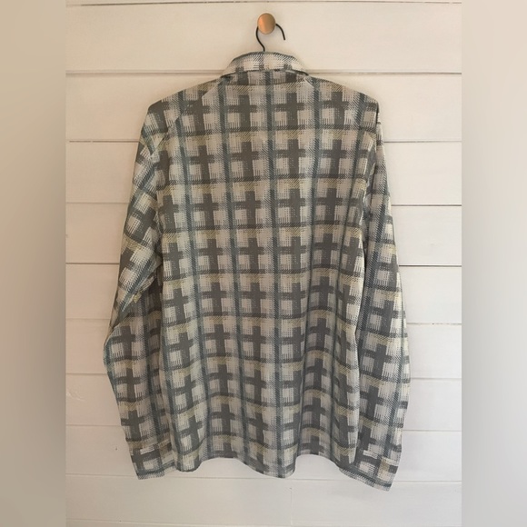 NWT GOOD MAN BRAND Big On-Point Printed Cotton Shirt Men XL Modern Twill Plaid - Picture 4 of 6